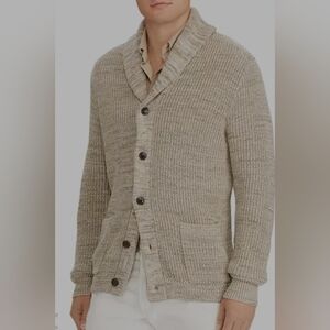 Polo by Ralph Lauren Beige Cardigan Sweater